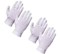 2x Pairs Of Medium Medisure 100% Cotton Medical Gloves - Dry Skin/Eczema Moisturising Hand Gloves