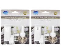 2x Pan Aroma Plug In Air Freshener - Vanilla Bean - Bundled by GetInStyle Shop