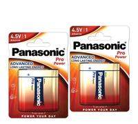 2x Panasonic 3LR12 Pro Power 4.5V MN1203 Advanced Alkaline Batteries