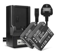 2x Panasonic CGR-S007E/1B CGA-S007 DMW-BCD10 CGR-S007E Battery 900mAh + Charger