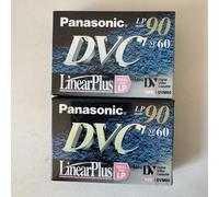 2x Panasonic DVC 60/90 Minutes MiniDV Digital Video Cassette Tape for Camcorder
