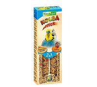 2x Parakeets Sticks BISCUITS and HONEY Budgie Flask Bird Food 85g Canary Parrots Parakeet Finches Canaries Home Animal Pet Supplies Treats + Hooks 2in1 flavours