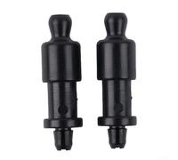 2X Parcel Shelf Clips For Ford Focus C-Max 2005-2015 Black Trunk Lanyard Buckets Easy Install Stable Reliable Replacement Parts