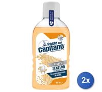 2x Pasta Capitano Mouthwash 400 Ml. Ginger Antibacterial