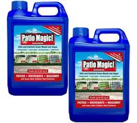 2x Patio Magic Path Driveway Cleaner Moss Green Mould Algae Killer Remover 2.5L