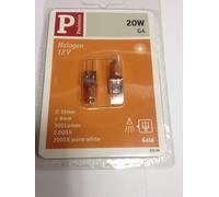 2x Paulmann Halogen Lamp 12V G4 20W Warm Gold 300lm 831.08