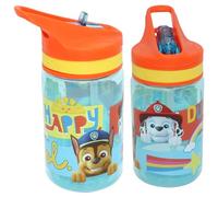 2x Paw Patrol Kids Water Bottle 400ml - BPA Free Tritan, Leakproof Flip-Top Lid - Reusable Drinking Bottle for School, Nursery, Travel, Camping, Sports - Compact 12.5cm | Gift for Boys & Girls