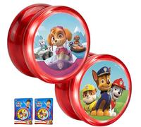 2x Paw Patrol LED Light Up Yoyo for Children - Beginner Yo-Yo Toy, Flashing Fidget Spinner Style, Stress Relief Game, Party Favour, Stocking Filler, Birthday Gift for Boys & Girls