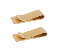 2X Pen Clip Vintage Brass Pen Holder For Notebook Clipboard Journal Diary Multi-Functional Bill Fold ClipDurability