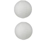 2X Pendant Lamp Shade Ceiling Pendant Light Lampshade Lightshade Table Floor Lamp Bedroom Living Room Wedding or Party Decoration White/Handmade 45 cm