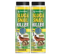 2X Pestshield Slug And Snail Killer Mini Blue Pellets Organic Showerproof 300G