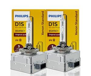 2x PHILIPS D1S BULB 85415 85V 35W PK32d-2 9285 148 294