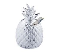 2x Pineapple savings bank Tropical Money Box Lockable Shiny Pineapple Money Box