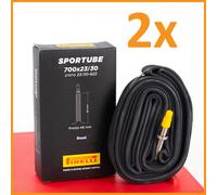 2x PIRELLI 700c 700x23/30c AIR CHAMBERS GRAVEL 28" 28 BICYCLE