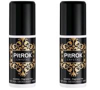 2x PitROK Crystal Deodorant Spray Fragrance Free- For Sensitive Skin - 2x 100ml
