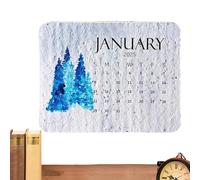2X Plantable Seed Calendar 2025, Creative Plantable Seed Calendar 2025, Family Daily Planner Calendar, Modern Greenery Calendar Planner, Home Table Decoration