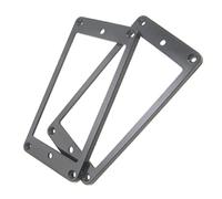 2x Plastic Flat Humbucker Pickup Mounting Frame for Electric Guitar 4x4 mm