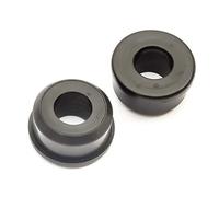 2x Plastic Reducer Bushes 1" / 25mm to 1/2" / 13mm Axle Bore Sack Truck Trolley