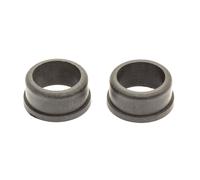 2x Plastic Reducer Bushes 35mm to 1 Inch Wheel Axle Bore Bush Garden Trolley Cart