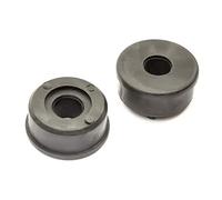 2x Plastic Reducer Bushes 35mm to 12mm / 1/2" Wheel Axle Bore Sack Truck Trolley