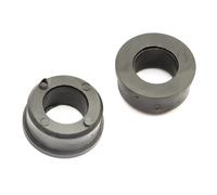 2x Plastic Reducer Bushes 35mm to 20mm Wheel Axle Bore Bush Wheelbarrow Barrow