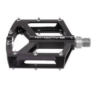2x platform pedals FREEDOM SL aluminum black M-Wave bicycle 9/16 inch axle