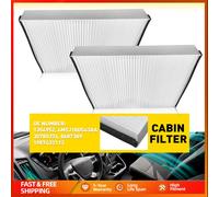 2x Pollen Cabin Filter For Ford Focus MK2 1.6 TDCi 1354952 4M5J18D543AA White