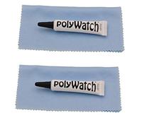 2X PolyWatch Plastic Watch Crystal Scratch Remover Polish with high Performance Wipe