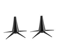 2X Portable Clarinet Stand Holder Foldable Support Metal 5-Leg Stand Wind Instrument Accessory