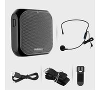 2X Portable Voice Amplifier, Booster with Microphone Loudspeaker Personal PA System for Amplification
