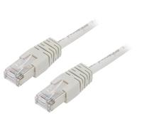 2X PP22-0.5M Patch cord F/UTP 5e Line CCA PVC Grey L: 05m 26AWG Shielded GEMBI