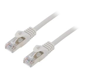 2X PP6-0.25M Patch cord F/UTP 6 Line CCA PVC Grey L: 025m RJ45 Male GEMBIRD