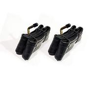2x Pram / Kids Bike Inner Tubes 10 ½ x 2 ¼ With BENT VALVE - Pram Pushchair Etc. 10.5 Inch