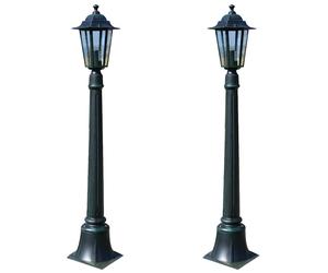 2x Preston Garden Lights 105 cm Outdoor Lamp Lighting Lantern Patio vidaXL