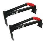 2X Pro Adjustable Brick Tongs Lifter Lifting Carrying Carrier 6-10 Bricks CT
