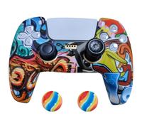 2X PS5 Controller Silicone Skin Protective Cover Case DualSense Design