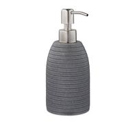 2x pump soap dispenser liquid soap dispenser 300 ml grey set