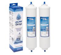 2x PureDrop Fridge Water Filters For Samsung LG DAEWOO American Fridges