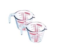 2x Pyrex Glass Measuring Jug 0.5L 500ml Kitchen Measurement Jug