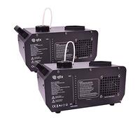 2x QTX Flare Vertical Smoke Fog Machine RGB CO2 Jet Type Effect inc Remote