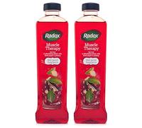 2X Radox Muscle Therapy Bath Soak 500ml Black Pepper & Ginseng Blend