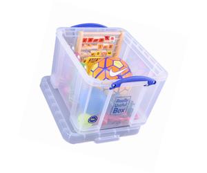 2x Really Useful 35 Litre Clear Plastic Storage Box, Art & Craft, New + 24h Del