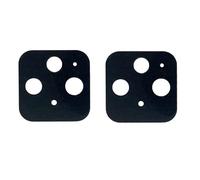 2x Rear Back Camera Glass Lens Replacement Compatible With Google Pixel 5 6.0" Black (not fit 5A)