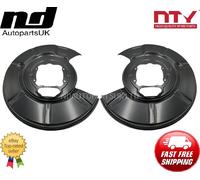 2x Rear Brake Disc Dust Cover Back Plate Shield For BMW 5 E60 6 E63 E64 Pair
