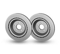 2x Rear Brake Disc Fits Mercedes GLE Coupe Gl-Class GLS HELLA 8DD 355 126-311