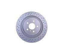 2x Rear Brake Disc Fits Mercedes GLE Gl-Class M-Class HELLA 8DD 355 126-281