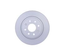 2x Rear Brake Disc Solid Fits Abarth Punto EVO Grande Punto Fiat Ø 264 mm HELLA
