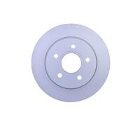 2x Rear Brake Disc Solid Fits Ford C-Max Focus 2 Saloon Convertible HELLA
