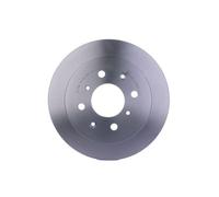 2x Rear Brake Disc Solid Fits Honda Jazz 3 4 Honda (gac) HELLA 8DD 355 117-871