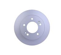2x Rear Brake Disc Solid Fits Hyundai ix20 Kia Venga HELLA 8DD 355 117-011